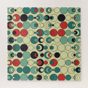 Abstract geometrisch naadloos patroonontwerp. legpuzzel