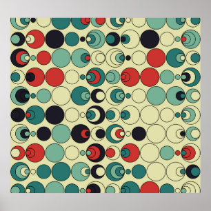 Abstract geometrisch naadloos patroonontwerp. poster