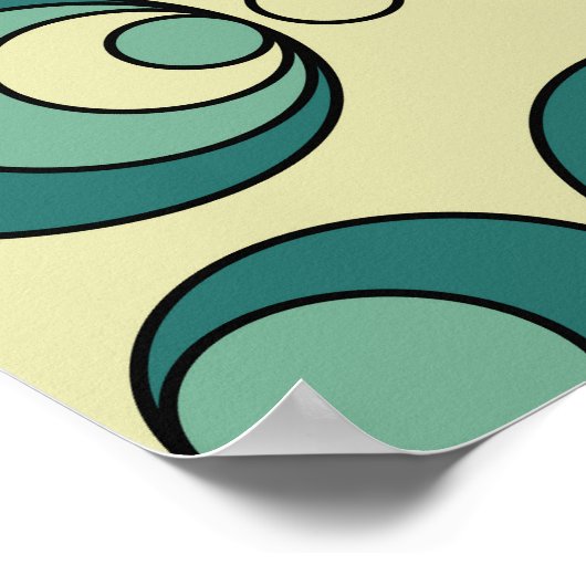 Abstract geometrisch naadloos patroonontwerp. poster (Hoek)