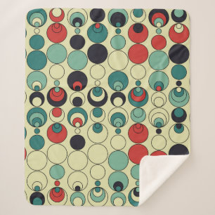 Abstract geometrisch naadloos patroonontwerp. sherpa deken