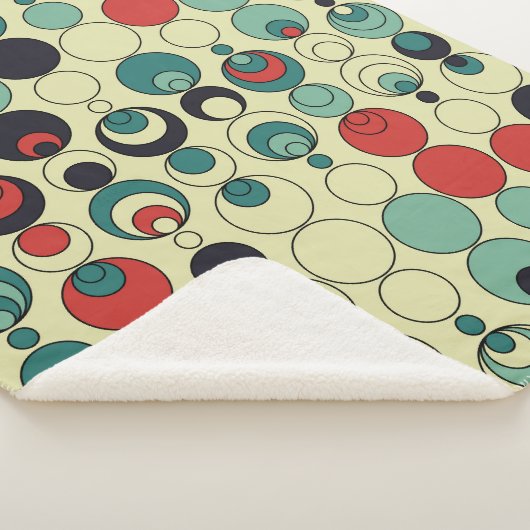 Abstract geometrisch naadloos patroonontwerp. sherpa deken (3/4)