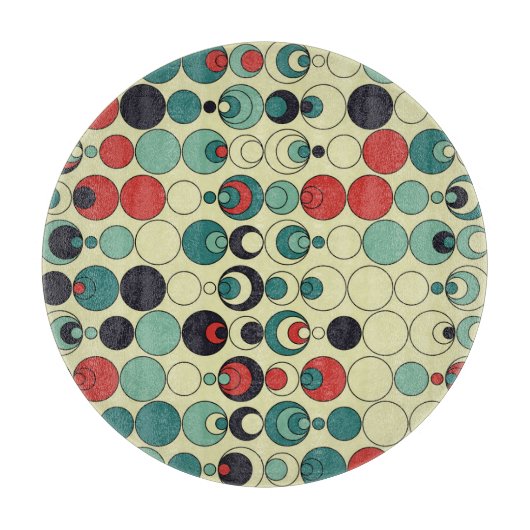 Abstract geometrisch naadloos patroonontwerp. snijplank (Voorkant)