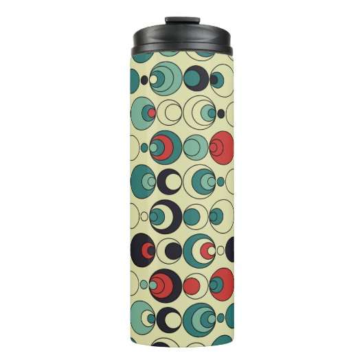 Abstract geometrisch naadloos patroonontwerp. thermosbeker (Voorkant)