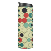 Abstract geometrisch naadloos patroonontwerp. thermosbeker (Geroteerd rechts)