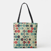 Abstract geometrisch naadloos patroonontwerp. tote bag (Achterkant)