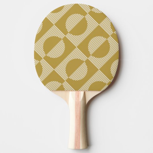 Abstract  geometrisch naadloos tafeltennisbatje (Voorkant)