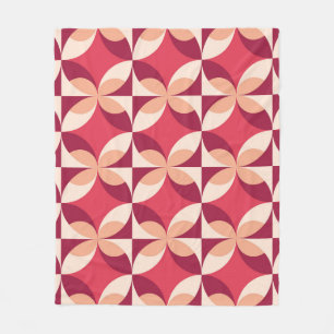 Abstract geometrisch: naadloos textielontwerp fleece deken