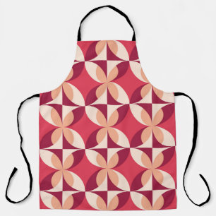 Abstract geometrisch: naadloos textielontwerp schort
