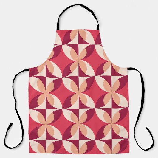 Abstract geometrisch: naadloos textielontwerp schort (Voorkant)