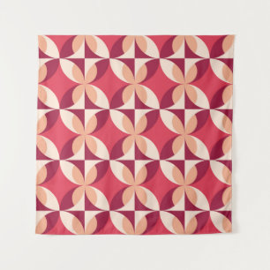 Abstract geometrisch: naadloos textielontwerp wandkleed