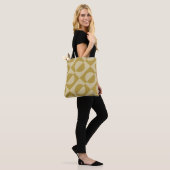 Abstract geometrisch naadloos tote bag (Op model)