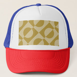 Abstract  geometrisch naadloos trucker pet