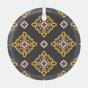 Abstract geometrisch: naadloze textuur glas ornament