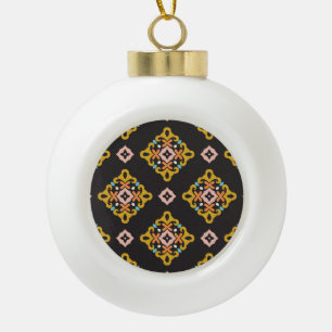 Abstract geometrisch: naadloze textuur keramische bal ornament