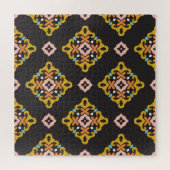 Abstract geometrisch: naadloze  textuur legpuzzel (Horizontaal)