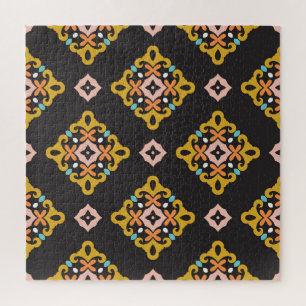 Abstract geometrisch: naadloze textuur legpuzzel