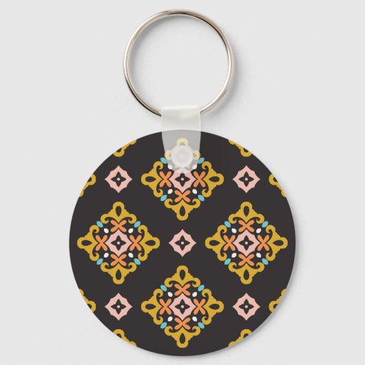 Abstract geometrisch: naadloze  textuur sleutelhanger (Voorkant)