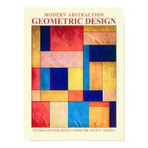Abstract geometrisch Nr. 2 Poster