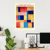 Abstract geometrisch Nr. 2 Poster (Thuiskantoor)