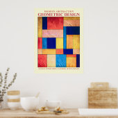 Abstract geometrisch Nr. 2 Poster (Keuken)