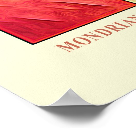 Abstract geometrisch Nr. 2 Poster (Hoek)