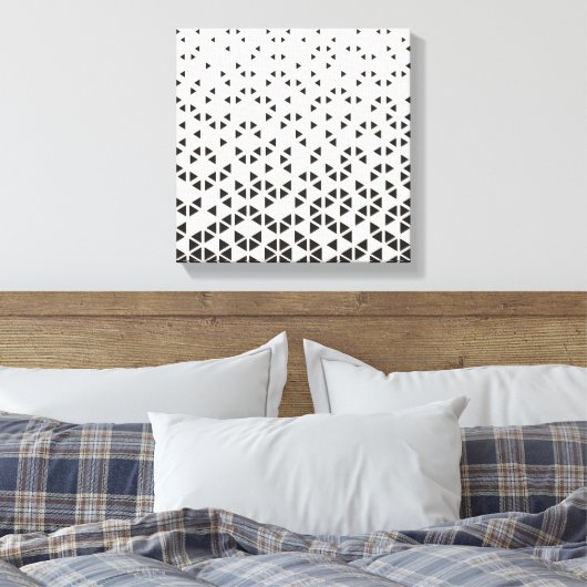 Abstract geometrisch ontwerp canvas afdruk (Insitu (Slaapkamer))