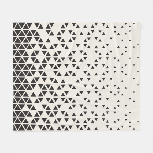 Abstract geometrisch ontwerp fleece deken (Voorkant (Horizontaal))