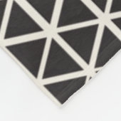 Abstract geometrisch ontwerp fleece deken (Hoek)