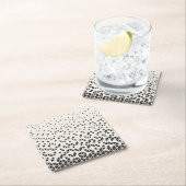 Abstract geometrisch ontwerp kartonnen onderzetters (Insitu)