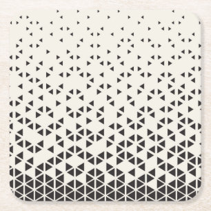 Abstract geometrisch ontwerp kartonnen onderzetters