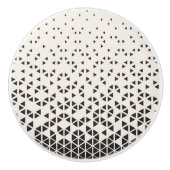 Abstract geometrisch ontwerp keramische knop (Voorkant)