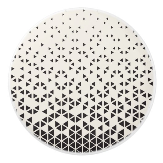 Abstract geometrisch ontwerp keramische knop (Voorkant)