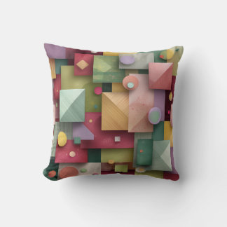 Abstract geometrisch ontwerp kussen