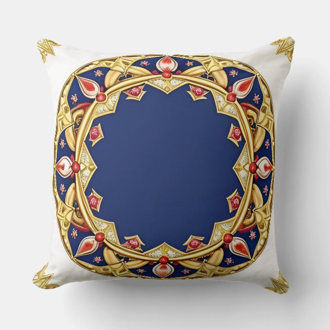 Abstract Geometrisch Ontwerp Kussen (Voorkant)