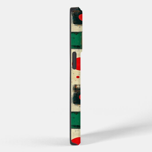 Abstract geometrisch ontwerp met aangepaste naam Case-Mate iPhone case (Achterkant / Rechts)