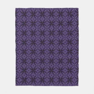 Abstract geometrisch ontwerp met vintage inspirati fleece deken