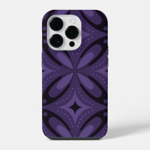 Abstract geometrisch ontwerp met vintage inspirati iPhone 14 plus hoesje