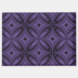 Abstract geometrisch ontwerp met vintage inspirati magneet