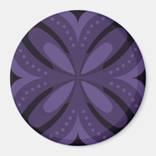 Abstract geometrisch ontwerp met vintage inspirati magneet