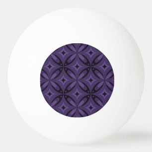 Abstract geometrisch ontwerp met vintage inspirati pingpongbal