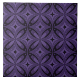Abstract geometrisch ontwerp met vintage inspirati tegeltje