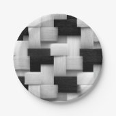 Abstract geometrisch ontwerp papieren bordje (Voorkant)