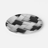 Abstract geometrisch ontwerp papieren bordje (Gekanteld)