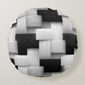 Abstract geometrisch ontwerp rond kussen