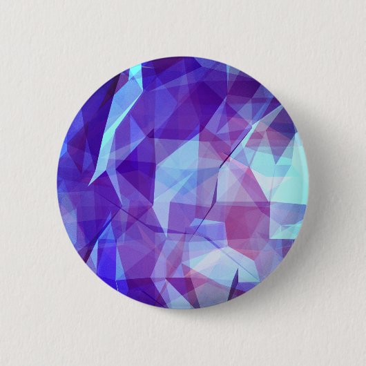 Abstract geometrisch ontwerp ronde button 5,7 cm (Voorkant)