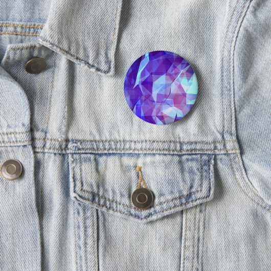 Abstract geometrisch ontwerp ronde button 5,7 cm (In situ)