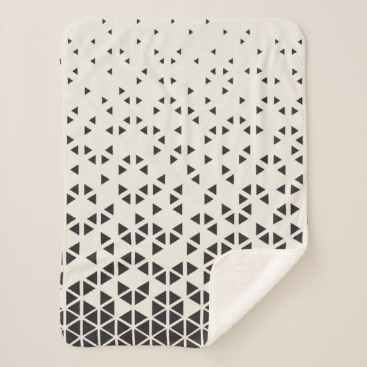 Abstract geometrisch ontwerp sherpa deken (Voorkant)