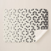 Abstract geometrisch ontwerp sherpa deken (Voorkant (horizontaal))