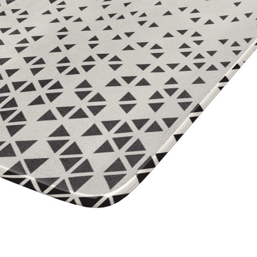 Abstract geometrisch ontwerp snijplank (Hoek)