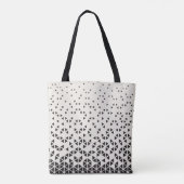 Abstract geometrisch ontwerp tote bag (Achterkant)